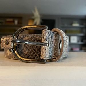 Longchamp Python ROSEAU Belt